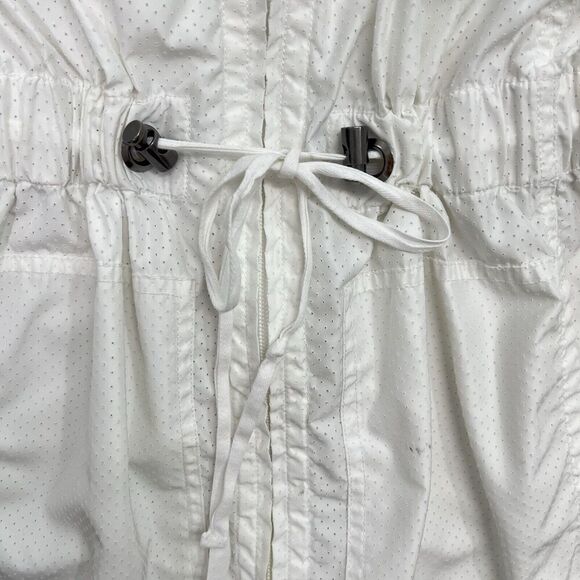 Cabi Jacket Womens L White Lightweight Pockets Active Zip Up Gorpcore Vented - Picture 4 of 12